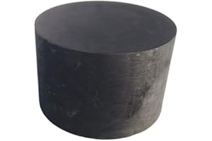 OTOOLWORLD 99.9% Purity Graphite Ingot Block EDM Graphite Plate Milling Surface (75MMx50MM)