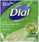 Dial Vitamin Boost Amazing B Complex Glycerin Soap,4 oz -10 Bar Pack