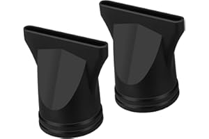 Healvian Hair Dryer Diffuser Nozzle Attachment Universal Black Plastic Concentrator for Styling and Salon Use