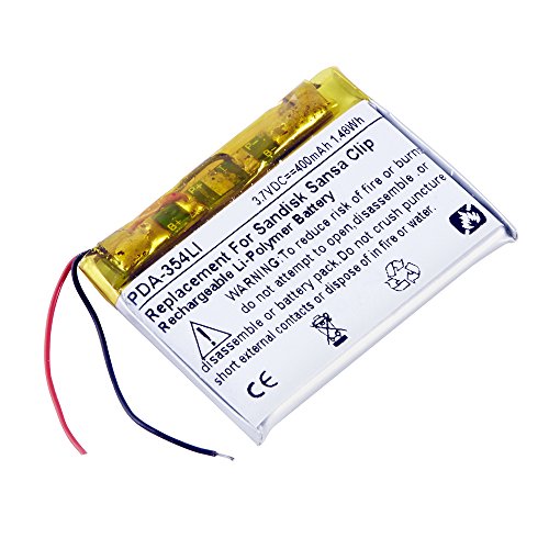 MP3 Playe rUltralast PDA-354LI Lithium, Lithium Polymer (Li-Po) Battery 3.7 Volts