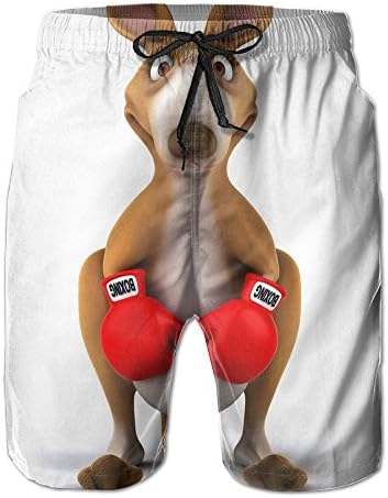 Boxing Kangaroo Handsome Men's Short Pants