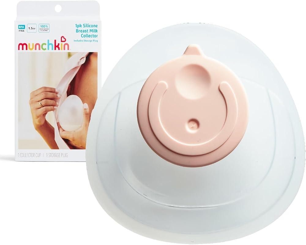 Munchkin Breast Milk Collector Cups Ergonomic Silicone Favor Everyday Use