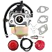 Hilom Snowblower Carburetor for HUAYI 170S 170SA 165S 165SA Yard Machine Snow Blower MTD 951-10368 951-10638A 751-10638 751-10638A 951-14026A 951-14027A - Troy Bilt Carb primary