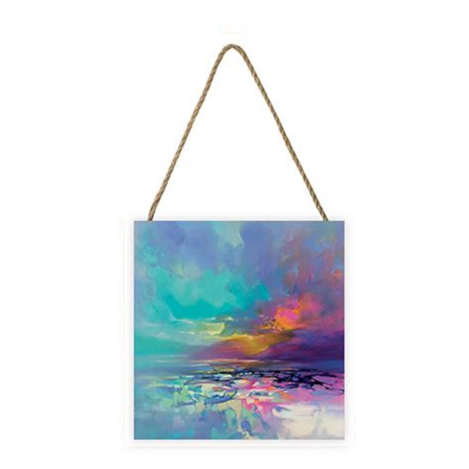 Pyramid International Scott Naismith Artwork (Emerging Hope Design) 20cm x 20cm x 3cm Woodblock with Hanging Cord- Official Merchandise