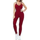 VUTRU Women Jumpsuits Sexy V Neck Tank One Piece Bodysuit Shapewear Romper Workout Casual Holiday Wear