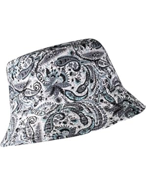 Womens Bucket Hat Pattern Paisley Design Print Ladies Summer Hats Travel Hats