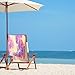 Microfiber Sport and Swim Towel by Aurorae Aqua for Beach, Pool, & Travel, Super Absorbent, Extra Large, Lightweight (Hawaiian Skies)