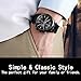 Men's Watches Luxury Fashion Casual Dress Quartz Wrist Watches for Men Band (Black)