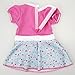 Ebuddy Summer Dress Doll Clothes For 16 Inch High Simulation Baby