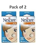 Nexcare Acne Absorbing Covers, Assorted 36 ea (Pack of 2)