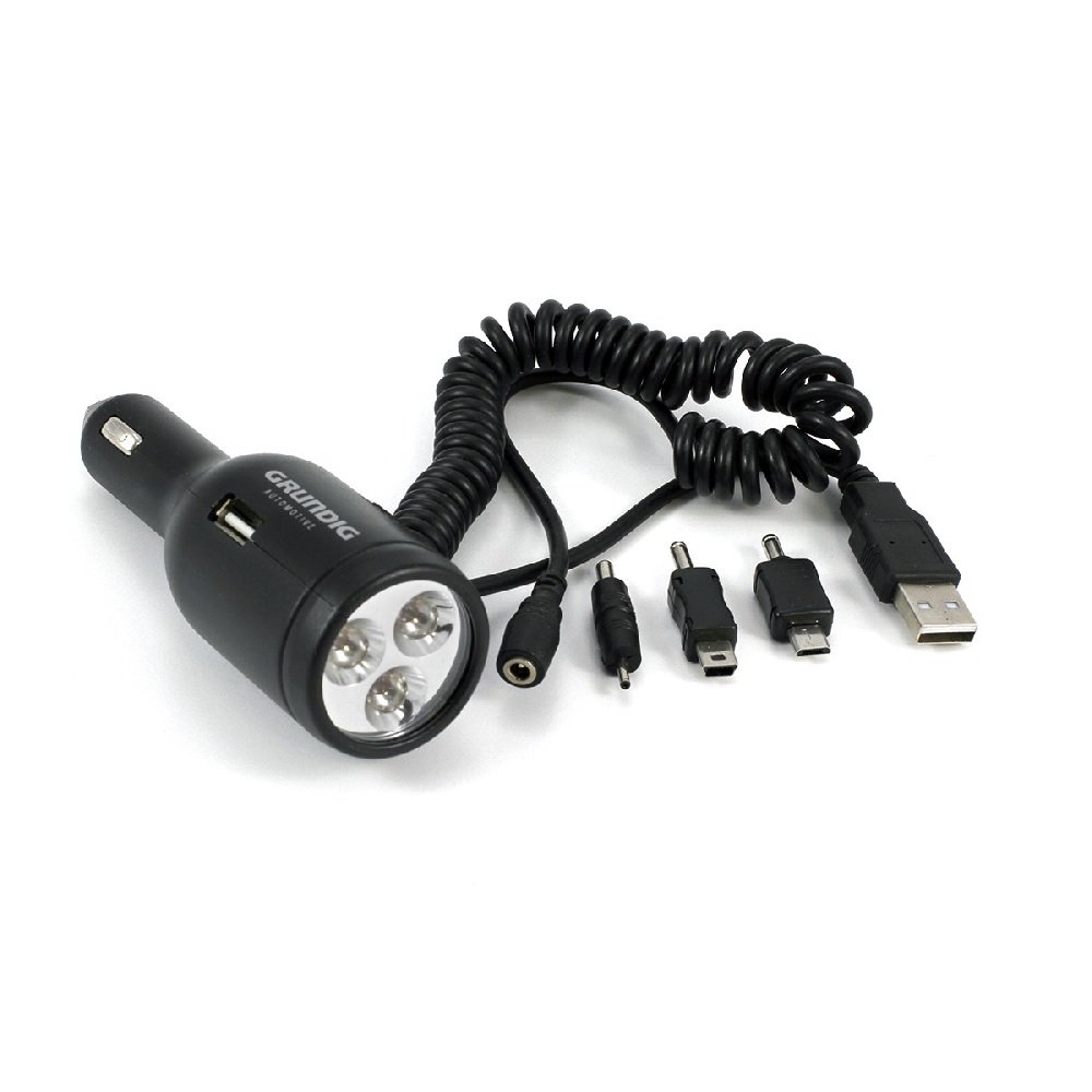 GRUNDIG 46917 LED and USB Torch 12 V