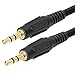 Cmple 3.5mm Aux Male to Male Stereo Audio Cable Auxiliary Headphones Cord MP3 PC - 50 Feet, Black