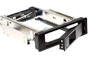 Seaocloud 5.25 Trayless Mobile Rack CD-ROM 3.5 inch Internal SATA Hard Drive Adapter