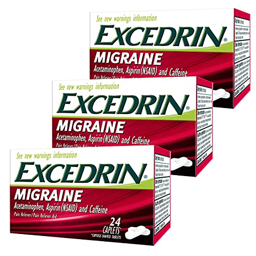 Excedrin Migraine Pain Reliever Caplets 24 ct (Pack of 3) by Excedrin Pricepulse