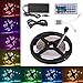 Led Strip Lights, 16.4ft LED Flexible Strip Lights, 150 Units 5050 RGB LED Light Strip Kit with 44Key Remote Controller and Power Supply,Non-Waterproof 12V DC, for Home Kitchen Bedroom Car