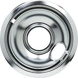 Whirlpool W10196406 6-Inch Drip Bowl, Chrome