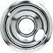 Whirlpool W10196406 6-Inch Drip Bowl, Chrome