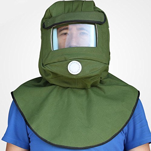 Buwico®Sand Blasting Hood Cap Anti Wind/Sandblaster Tools Dust Protective Face Mask