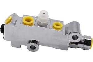 1 PC SHLPDFM Aluminum plating Proportioning Valve PV2 Combination Proportioning Valve Disc/Drum Fits for 1978-1987 Chevy Mopa