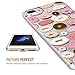 iPhone 7 Plus / iPhone 8 Plus Case, Eouine Soft TPU Silicone Bumper Cover [Shock Absorption ] Clear Protective Cases for Apple iPhone 7 Plus / iPhone 8 Plus 5.5 inch, Donuts