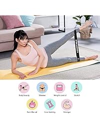 Wokashaka bandas de resistencia para ejercicio, para el hogar, fitness, crossfit, estiramiento, entrenamiento de fuerza