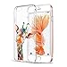 LEMONCOVER iPhone 8 7 Case,Cute Crystal Pattern Soft TPU Shockproof Slim Clear Design Novelty Animal Girly Bumper Cover Case for iPhone 7 8,Giraffe