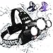 NEWEST And BEST Version Headlamp, Brightest Head Lamp Provide 1080 Lumens with 3 Original Cree Led. 2 Powerful Rechargeable Batteries, Maximum Comfort Headlamps For Outdoor & Indoor, With Red Light. primary