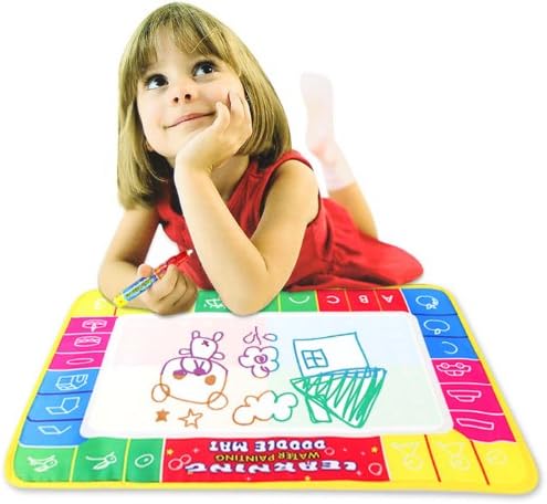 Residen Large 72X49cm Water Doodle Mat+ Magic Pen+ Painting Model - Travel Toy for Kids Great Drawing Toys Gift