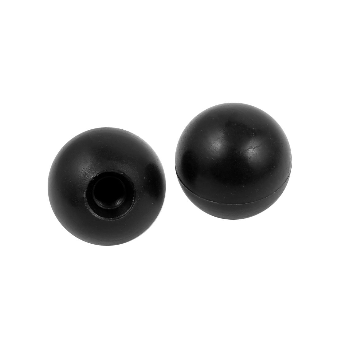 Sourcingmap 2 Pcs M10 x 35mm Plastic Ball Machine Tool Accessories Console Handle Black