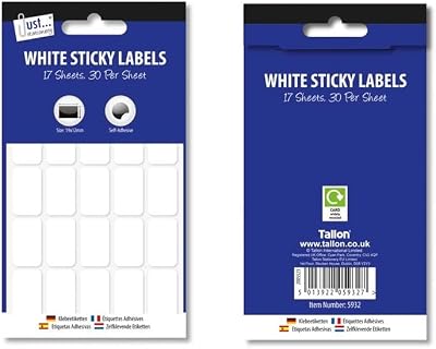 Just Stationery Sticky Labels Price Stickers 510 x 19mm x 12mm