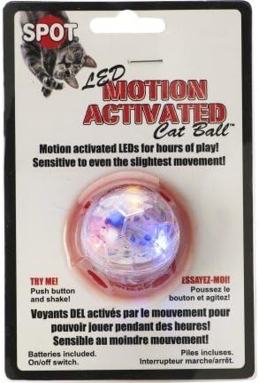 Led Motion Activated Cat Ball by Ethical Products