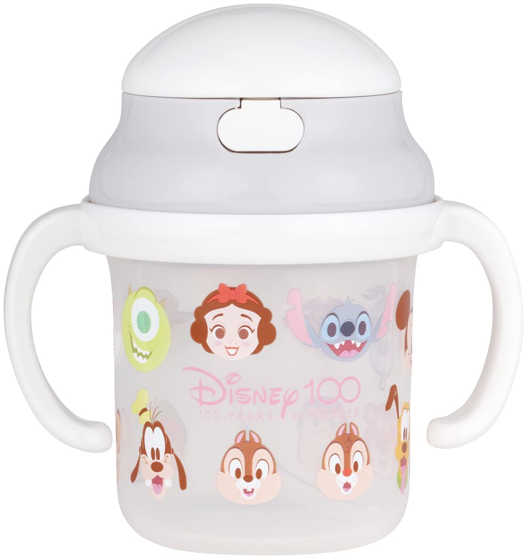 スケーター ストローホッパー両手マグ230mlディズニー100周年デザインの商品画像