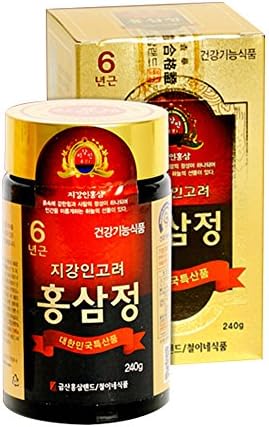 [Jigangin]7.2mg/g Ginsenoside/Korea 6 Year Red Ginseng Extraction 240mg/100% Pure 6 Year Korean Red Ginseng Extract