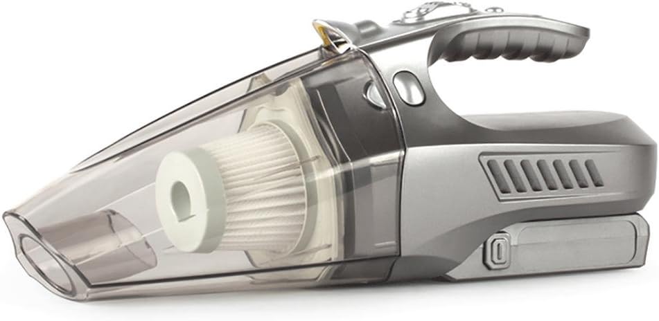 LEAJIA Car Vacuum Cleaner,4 in 1 Handheld Vacuum-Portable Vacuum Wet/Dry DC 12V 100W High Power Car Vacuum Cleaner,with Tire Inflator,Tire Pressure Gauge,Floodlight, Gray