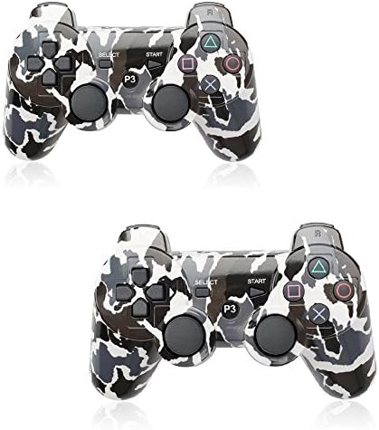 YouCable PS3 Controller Wireless Bluetooth Game Controller for Playstation3 (Black2)
