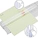 Jielisi 12 inch Paper Trimmer, A4 Size Paper Cutter with Automatic Security Safeguard for Coupon, Craft Paper and Photo, White