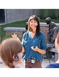 Yoceweca   Amplificador de voz con micrófono personal actualizado, 10 W, altavoz Pa recargable con radio FM, amplificador de voz perfecto para profesores, entrenadores, guías de visitas   negro y blanco