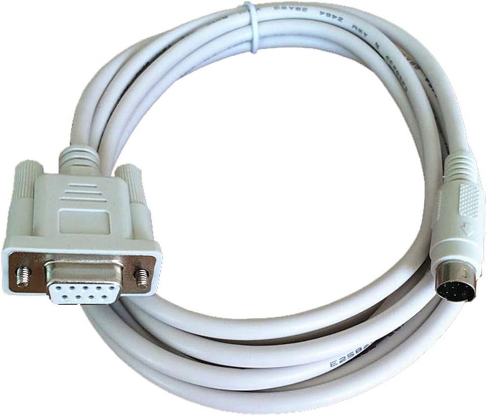 1pack 1761-CBL-PM02 1761CBLPM02 90 Degree/AB MicroLogix 1000/1200/1500 Series PLC Programming Cable