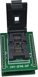 Hopbucan QFN8 DFN8 WSON8 Programming Socket 1.27mm IC 6x8mm ZIF Test Adapter view 6