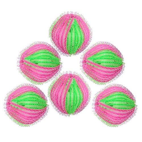 Zeroyoyo Hair Lint Fluff Grabbing Laundry Washing Wash Ball Lint Grabbing Wash Ball 6 PCS - Thumbnail 4