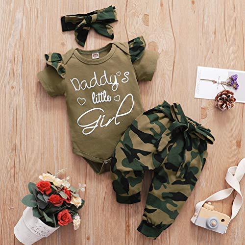 Military Baby Camo Clothing Camo Pants Camo Daddys Girl Baby