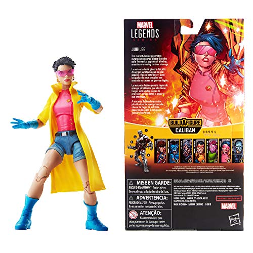 Marvel Hasbro Legends Series 6" Collectible Action Figure Jubilee Toy (X-Men Collection) – with Caliban Build-A-Figure Part