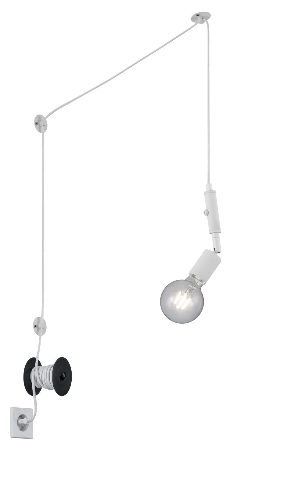 Trio Leuchten Stella 305270131 Pendant Light Matt White Metal Excl. 1x E27