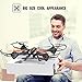 Cool Big Size Drone with FPV 720P HD Camera, APP Gravity Control, U842 Drone RC Quadcopter, 2 Batteries, 3D Flips and Headless Mode, for Beginners & Kids