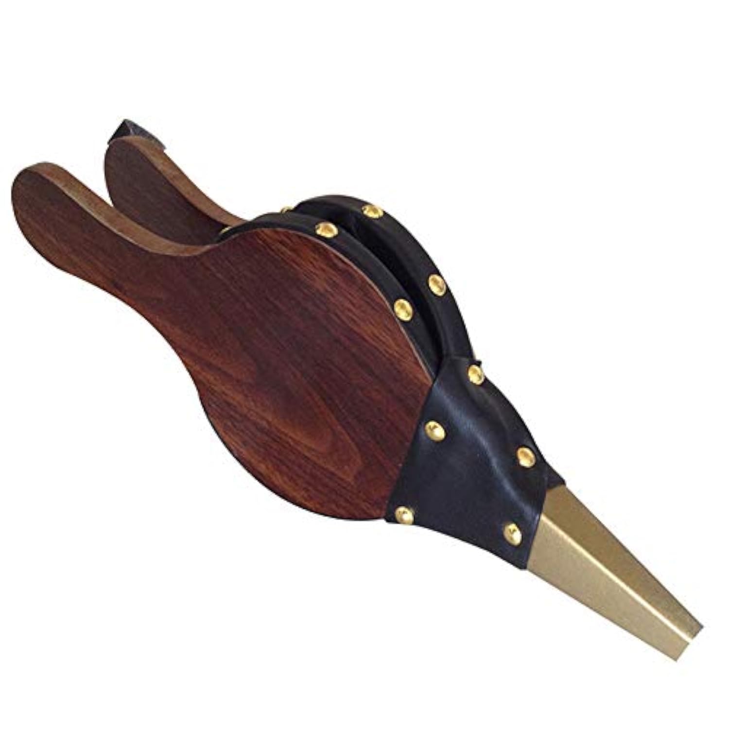 tooloflife Fireplace Bellows Wood Air Blower Fire Bellow for Fireplace and Barbecue Fast Fire Starter for Outdoor Camping BBQ Grill Fireside Lighter