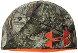 Under Armour Men's Reversible Camo Beanie, Mossy Oak Treestand/Dynamite, Large/X-Large