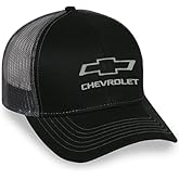 Chevrolet Bowtie Snapback Hat - Structured Mesh Back Cap - Officially Licensed by GM