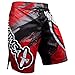 Hayabusa Chikara 3 Fight Shorts, Red, 36