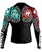 Raven Fightwear Men's East Meets West MMA BJJ Rash Guard Black