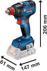 Bosch Professional 18V GDX 18V-200 Cordless Impact Driver 200 Nm L-BOXX 136 view 3